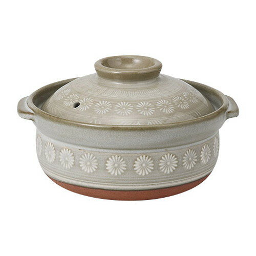 雑炊鍋 花三島6号特深鍋 [18.7 x 21 x 12cm] 料亭 旅館 和食器 飲食店 業務用