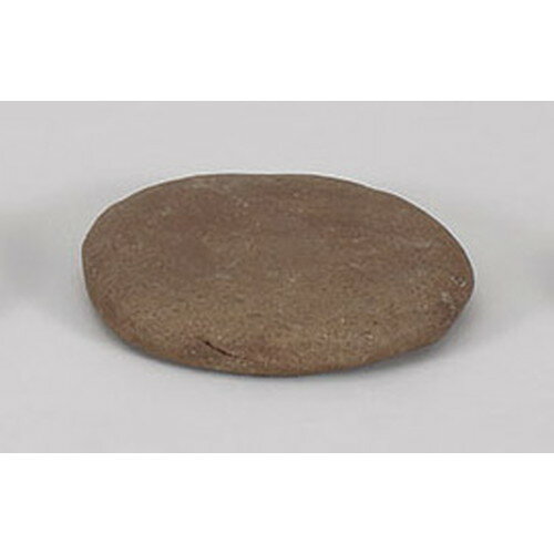 陶板 グルメ焼石手造り(丸中) [11 x 3cm] 土物 