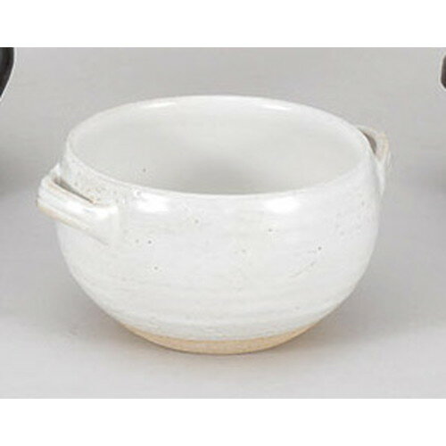 3個セット 耐熱食器 白釉シチューボール [17.5 x 13.3 x 8cm] 【土物 直火 料亭 旅館 和食器 飲食店 業務用】