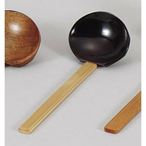 Soup Ladle （Holed） - 鍋小物 塗杓子(小) [22 x 7.3cm] 輸入品 【料亭 旅館 和食器 飲食店 業務用】