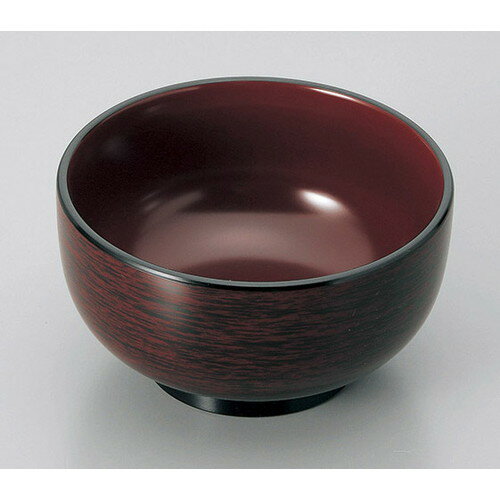 めん皿・めん鉢 後藤ぼかし耐熱5.5寸めんくい鉢 [16.5 x 9cm] 塗 【料亭 旅館 和食器 飲食店 業務用】