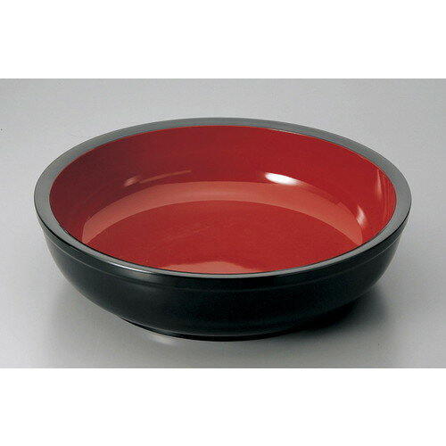そば用品 内朱天黒　厚口こね鉢尺8 [54 x 11cm] 塗 【料亭 旅館 和食器 飲食店 業務用】