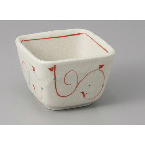 小付 志野赤絵3.3小鉢 [8 x 8 x 5.6cm] | 和食器 鉢 小鉢 ボウル 料亭 ホテル 食器 業務用 飲食店 カフェ うつわ 器 おしゃれ かわいい ギフト プレゼント 内祝い 誕生日 贈り物 贈答品 おすすめ