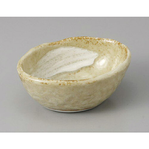 Small Bowls - 小付 黄灰釉舟型小付 [10.7 x 8.4 x 4.3cm] | 和食器 鉢 小鉢 ボウル 料亭 ホテル 食器 業務用 飲食店 カフェ うつわ 器 おしゃれ かわいい ギフト プレゼント 内祝い 誕生日 贈り物 贈答品 おすすめ