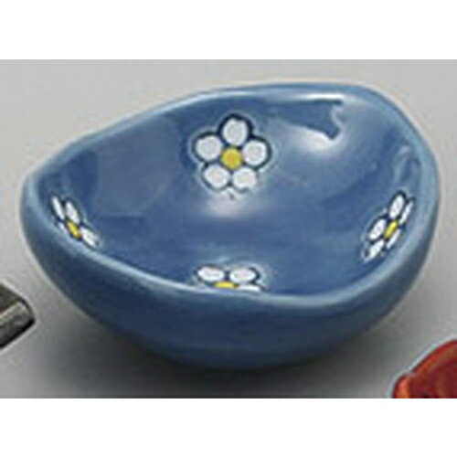 珍味梅小紋楕円豆皿[5.7x5.1...