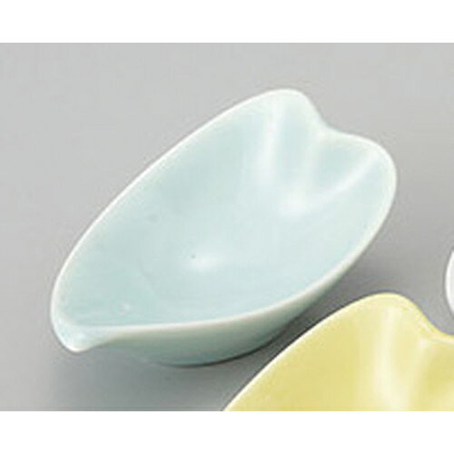 3個セット 珍味 花びら小付　ブルー [9.8 x 6 x 3.7cm] | 和食器 鉢 小鉢 ボウル 料亭 ホテル 食器 業務用 飲食店 カフェ うつわ 器 おしゃれ かわいい ギフト プレゼント 内祝い 誕生日 贈り物 贈答品 おすすめ