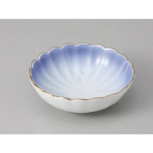 Western Tableware - 松花堂 渕金花型小鉢(コバルト) [11.2 x 3.7cm] | 小鉢 小 小さい 鉢 ボウル 万能 人気 おすすめ 食器 業務用 飲食店 カフェ うつわ 器 おしゃれ かわいい ギフト プレゼント内祝い 結婚祝い 誕生日 贈り物 贈答品