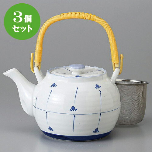 3個セット 有田土瓶 /めばえ8号土瓶 [ 1500cc ] | ポット 急須 土瓶 お茶 大きい 一服 まったり 人気 おすすめ 食器 業務用 飲食店 カフェ うつわ 器 おしゃれ かわいい ギフト プレゼント 引き出物 誕生日 贈り物 贈答品 食器セット