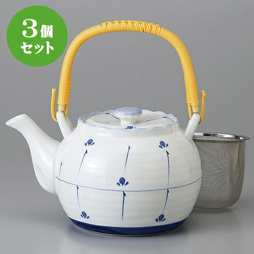 3個セット 有田土瓶 /めばえ6号土瓶 [ 1070cc ] | ポット 急須 土瓶 お茶 大きい 一服 まったり 人気 おすすめ 食器 業務用 飲食店 カフェ うつわ 器 おしゃれ かわいい ギフト プレゼント 引き出物 誕生日 贈り物 贈答品 食器セット