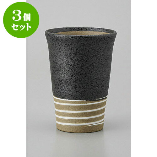 3個セット フリーカップ 黒うずフリーカップ [8 x 11cm 250cc] | フリーカップ タンブラー カップ コップ ビール 酒器 お酒 居酒屋 バー bar 晩酌 人気 おすすめ 食器 業務用 飲食店 カフェ うつわ 器 おしゃれ かわいい ギフト プレゼント 引き出物 誕生日 食器セット