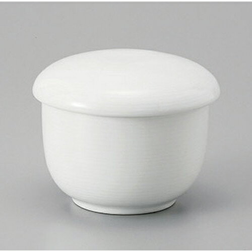 むし碗 白むし碗 [7.4 x 6.8cm 130cc] 強化 | 茶碗蒸し ちゃわんむし 蒸し器 寿司屋 碗 むし碗 食器 業務用 飲食店 おしゃれ かわいい ギフト プレゼント 引き出物 誕生日 贈り物 贈答品