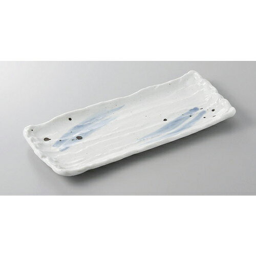 あゆ・さんま皿 涼風29cmサンマ皿 [29.5 x 12.7 x 2cm] | 焼き物皿 ステーキ皿 サンマ 焼き魚 食器 業務用 飲食店 カフェ うつわ 器 おしゃれ かわいい お洒落 ギフト プレゼント 引き出物 内祝い 結婚祝い 誕生日 贈り物 贈答品 おすすめ 人気