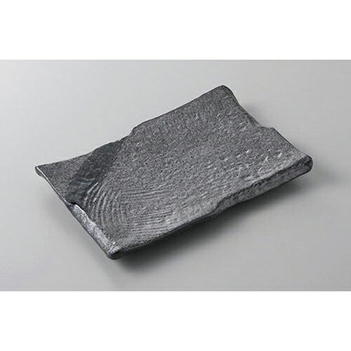 焼物皿 大和弦串皿 [17 x 12 x 1.8cm] | 焼き物皿 ステーキ皿 サンマ 焼き魚 食器 業務用 飲食店 カフ..