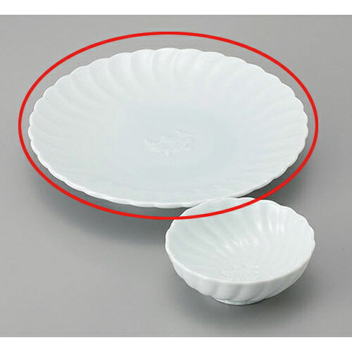 天皿 青白磁魚7.0天皿 [21.5 x 3.4cm] | 天婦羅 天ぷら テンプラ おすすめ 人気 食器 業務用 飲食店 カフェ うつわ 器 おしゃれ かわいい お洒落 可愛い ギフト プレゼント 引き出物 内祝い 結婚祝い 誕生日 贈り物 贈答品