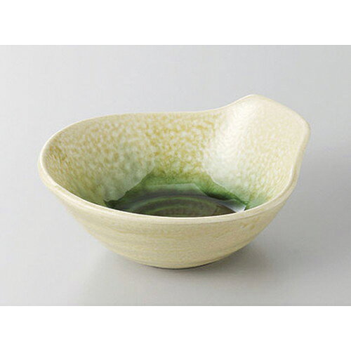 呑水 黄瀬戸織部呑水 [12.9 x 11.4 x 4.8cm] | 和食器 呑水 とんすい 玉割 料亭 ホテル 食器 業務用 飲食店 カフェ うつわ 器 おしゃれ かわいい ギフト プレゼント 内祝い 誕生日 贈り物 贈答品 おすすめ