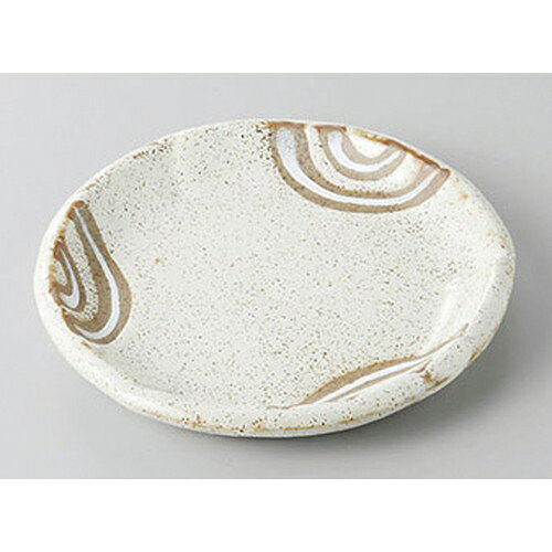 銘々皿 粉引木目丸銘々皿 [13 x 1.5cm] 土物 | 取り皿 フルーツ皿 菓子皿 食器 業務用 飲食店 カフェ うつわ 器 おしゃれ かわいい お洒落 可愛いギフト プレゼント 引き出物 内祝い 結婚祝い 誕生日 贈り物 贈答品 おすすめ 人気