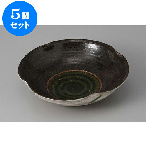 5個セット 向付 内黒織部四方押し向付 [17.5 x 4.4cm] | 和食器 鉢 小鉢 ボウル 浅鉢 料亭 ホテル 食器 業務用 飲食店 カフェ うつわ 器 おしゃれ かわいい ギフト プレゼント 内祝い 誕生日 贈り物 贈答品 おすすめ 食器セット