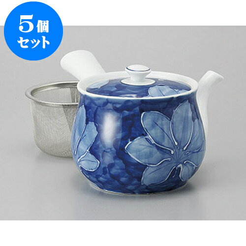 5個セット 有田焼急須 有田焼濃葉彩U付特大急須 [650cc] | ポット 急須 きゅうす 土瓶 お茶 一服 まったり 人気 おすすめ 食器 業務用 飲食店 カフェ うつわ 器 おしゃれ かわいい ギフト プレゼント 引き出物 誕生日 贈り物 贈答品 食器セット