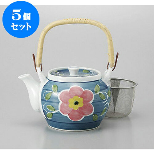 5個セット 有田焼土瓶 有田焼唐草花U付10号土瓶 [1900cc] | ポット 急須 土瓶 お茶 大きい 一服 まったり 人気 おすすめ 食器 業務用 飲食店 カフェ うつわ 器 おしゃれ かわいい ギフト プレゼント 引き出物 誕生日 贈り物 贈答品 食器セット