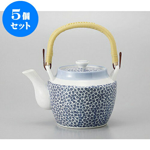 5個セット 土瓶 桜づくし8号土瓶 [15.8 x 14.9cm 1550cc] | ポット 急須 土瓶 お茶 大きい 一服 まったり 人気 おすすめ 食器 業務用 飲食店 カフェ うつわ 器 おしゃれ かわいい ギフト プレゼント 引き出物 誕生日 贈り物 贈答品 食器セット