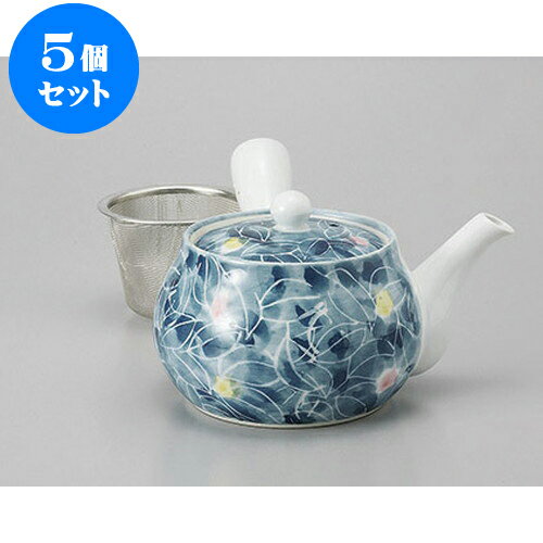 5個セット 急須 木ノ葉(万能茶こし付)急須 [11.4 x 9.5cm 430cc] | ポット 急須 きゅうす 土瓶 お茶 一服 まったり 人気 おすすめ 食器 業務用 飲食店 カフェ うつわ 器 おしゃれ かわいい ギフト プレゼント 引き出物 誕生日 贈り物 贈答品 食器セット