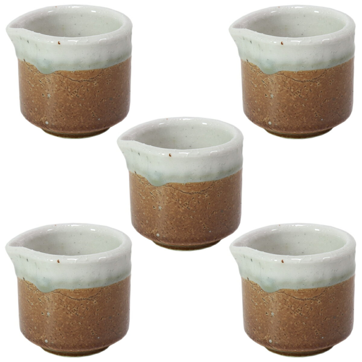 5個セット 洋陶単品 ビードロピッチャー(小) [4.5 x 4 x 4cm 25cc] | ソース 入れ ドレッシング サラダ..