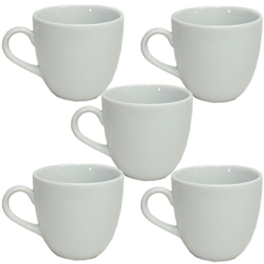 5個セット 碗皿 ベーシックコーヒー碗 [7.2 x 6.8cm 170cc] | コーヒー カップ ティー 紅茶 喫茶 碗皿 ..