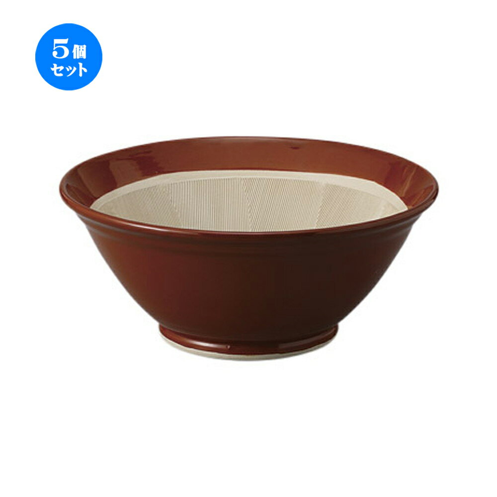 5個セット すり鉢 常滑焼すり鉢10号 [31 x 13cm] | 人気 おすすめ 食器 洋食器 業務用 飲食店 カフェ ..