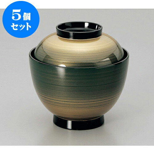 5個セット 汁椀 金/Gカスミ3.4寸玉子吸物椀 [10.1 x 10.1cm] 塗 | 小吹椀 汁椀 お椀 煮物碗 吸物椀 スープ soupcup プレゼント ギフト 結婚祝い 引き出物 内祝い 開店祝い 退職祝い 贈答品 贈り物 人気 通販 おしゃれ かわいい 業務用 飲食店