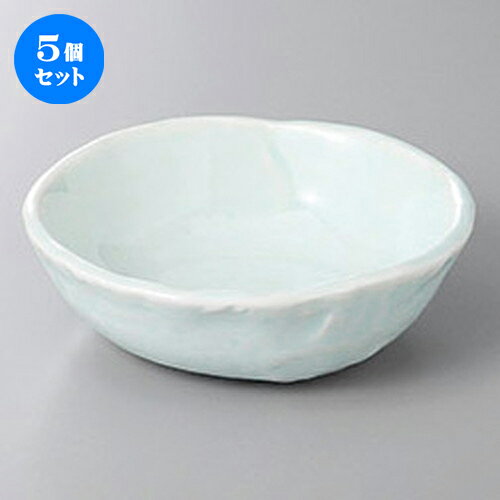 5個セット☆ 呑水 ☆青白磁タタラ型とんすい [ 11 x 10.5 x 3.5cm ] | 和食器 呑水 とんすい 玉割 料亭 ..