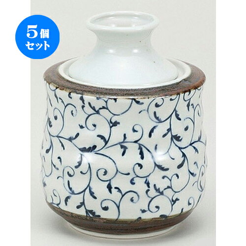 5個セット☆ 酒器 ☆つる唐草温冷酒器(大) [ 12.5 x 16cm 300cc ] | 冷酒 お酒 日本酒 徳利 酒器 きき酒 ..