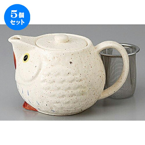 5個セット☆ ポット ☆福来郎 白ポット籠網付 [ 14.5 x 10.7 x 9cm 450cc ] | 人気 おすすめ 食器 洋食器 業務用 飲食店 カフェ うつわ 器 おしゃれ かわいい ギフト プレゼント 誕生日 贈答品 食器セット 食器セット