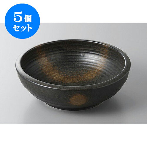 5個セット 大鉢・盛鉢 月の輪7.5石目