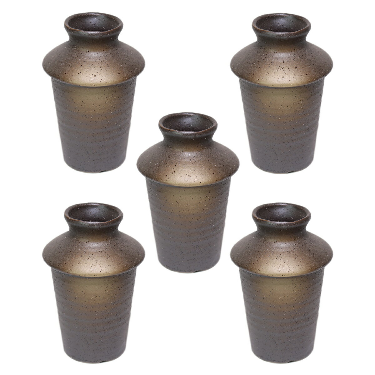 5個セット 冷酒 うでい燗冷徳利2合 [8.8 x 13cm 320cc] | 徳利 熱燗 冷酒 お酒 日本酒 バー bar 晩酌 ..