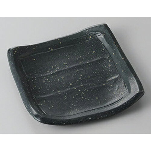 銘々皿 黒銀彩四角銘々皿 [14.5 x 14.5 x 2cm] | 取り皿 取皿 中皿 和皿 和食器 食器 業務用 飲食店 カフェ うつわ 器 おしゃれ かわいい ギフト プレゼント 引き出物 内祝い 結婚祝い 誕生日 贈り物 贈答品 おすすめ 人気