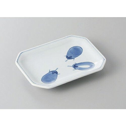 Western Tableware - 小皿 茄子のり皿 [13.8 x 11 x 2cm] | 小皿 取り皿 人気 おすすめ 食器 業務用 飲食店 小さいお皿 カフェ うつわ 器 おしゃれ かわいい ギフト プレゼント 引き出物 誕生日 贈り物 贈答品 SNS 便利 内祝い 開店祝 普段使い 引っ越し祝い