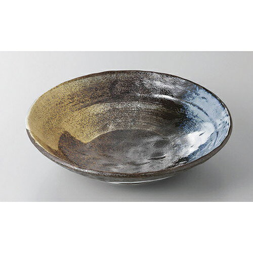 大鉢・盛鉢 二色刷毛目8.0寸盛皿 [24 x 5.5cm] | 盛り鉢 盛鉢 万能 取り鉢 おすすめ 食器 業務用 飲食店 カフェ うつわ 器 おしゃれ かわいい お洒落 可愛い おしゃれ かわいい お洒落 可愛い