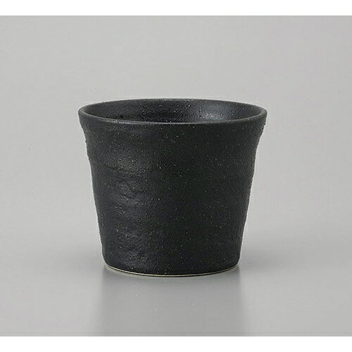 ロックカップ 古代釉ロックグラス(黒) [9.3 x 7.6cm 270cc] 土物 | ロックカップ ロック 焼酎カップ 焼..