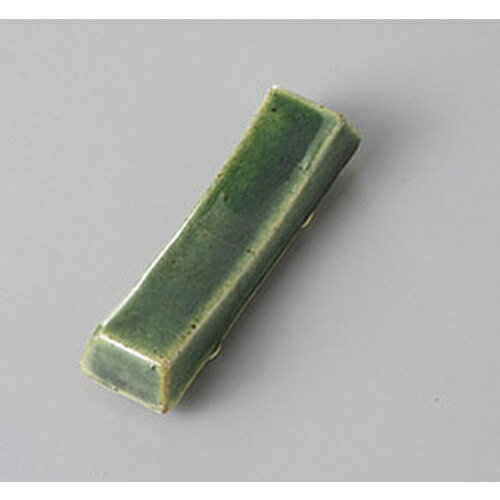 箸置 織部切板箸置 [6.3 x 1.7 x 1.5cm] 土物 | 箸置き 箸置 はしおき 箸 カトラリー 食器 業務用 飲食店 カフェ うつわ 器 おしゃれ かわいい お洒落 ギフト プレゼント 引き出物 内祝い 結婚祝い 誕生日 贈り物 贈答品