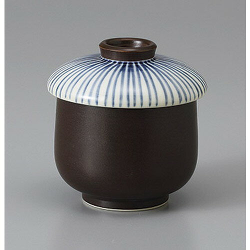 むし碗 /南蛮青十草小蒸碗 [ 7 x 8cm 150cc ] | 茶碗蒸し ちゃわんむし 蒸し器 寿司屋 碗 むし碗 食器 業務用 飲食店 おしゃれ かわいい ギフト プレゼント 引き出物 誕生日 贈り物 贈答品