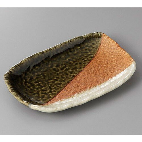 樂天商城 - 焼物皿 /三色塗り分け8寸長角皿 [ 23 x 15 x 3cm ] | 焼き物皿 ステーキ皿 サンマ 焼き魚 食器 業務用 飲食店 カフェ うつわ 器 おしゃれ かわいい お洒落 ギフト プレゼント 引き出物 内祝い 結婚祝い 誕生日 贈り物 贈答品 おすすめ 人気