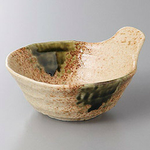 ☆ 呑水 ☆伊賀風織部ろくべ型手付きとんすい(小) [ 13 x 11.3 x 6.3cm ] | 和食器 呑水 とんすい 玉割 料亭 ホテル 食器 業務用 飲食店 カフェ うつわ 器 おしゃれ かわいい ギフト プレゼント 内祝い 誕生日 贈り物 贈答品 おすすめ