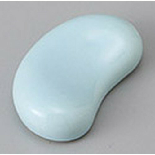 ☆ 箸置き ☆ビーンズ水色箸置 [ 4.3 x 2.7 x 1.5cm ] | 箸置き 箸置 はしおき 箸 カトラリー 食器 業務用 飲食店 カフェ うつわ 器 おしゃれ かわいい お洒落 ギフト プレゼント 引き出物 内祝い 結婚祝い 誕生日 贈り物 贈答品