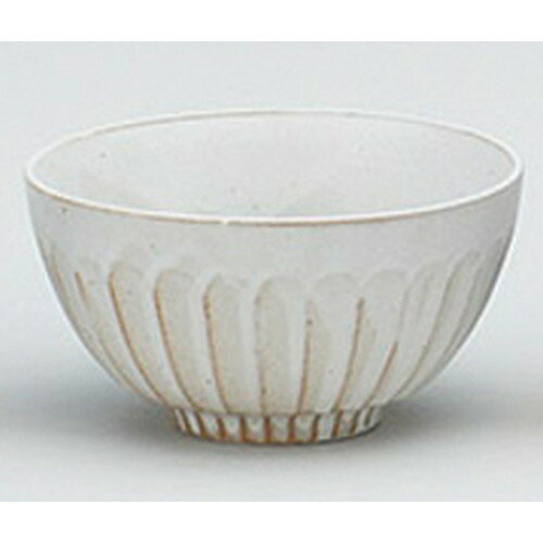 ☆ 茶碗 ☆粉引ガラスマットシェイプ茶碗 [ 12 x 6cm ] | ちゃわん お茶碗 飯碗 ご飯茶碗 白米 人気 おす..