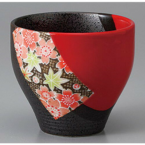 [商品名]　赤友禅カフェボール[素材]　陶磁器[寸法]　[ 9.8 x 8.6cm 360cc ]お店からご自宅まで、季節を問わず、様々なシーンでご利用いただける商品です。[ 9.8 x 8.6cm 360cc ] 陶磁器 日本製 一部の商品はメーカーよりお取り寄せとなりますので、納期が前後することがございます。あらかじめご了承ください。商品によっては手造りのため、写真と色・かたちが若干異なることがございます。われものですので丁重に梱包させていただいておりますが、ご質問などございましたらお気軽にお問い合わせください。ご注文に関する注意事項は 【こちら】ご購入前にご確認ください。