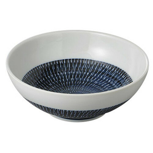 藍飛びカンナ麺鉢 [ 21.4 x 8.2cm ] [ 麺皿 ] | パスタ パスタ皿 カレー皿 パスタボウル 食器 業務用 飲食店 カフェ うつわ 器 おしゃれ かわいい お洒落 可愛い ギフト プレゼント 引き出物 内祝い 結婚祝い 誕生日 贈り物 贈答品のサムネイル