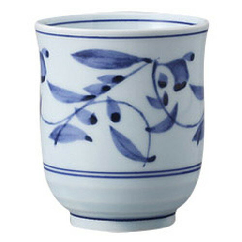 染付唐草長湯呑 [ 6.7 x 8cm 180cc ] | ゆのみ 湯呑 湯飲み 一服 お茶 人気 おすすめ 食器 業務用 飲食店 カフェ うつわ 器 おしゃれ かわいい ギフト プレゼント 引き出物 誕生日 贈り物 贈答品