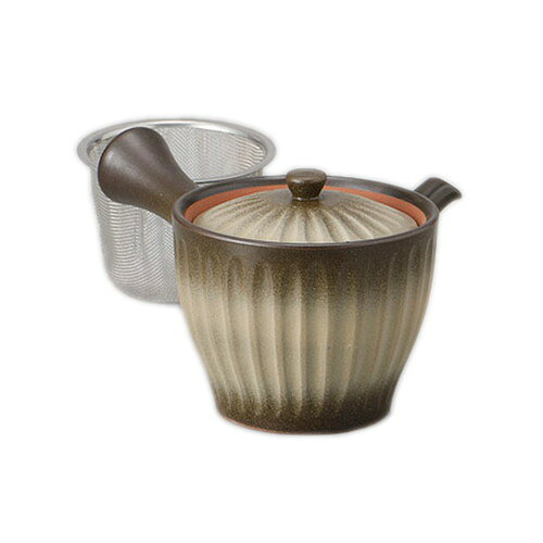 [商品名]　菊型金彩イブシ急須(アミ付)[素材]　陶器[寸法]　10.3 x 10cm 360cc 270g[産地]日本土物 ※ccは満量時目安です。ご使用前に、熱湯に浸してからあらかじめ器に水分を充分含ませてからご使用頂くと、茶渋・シミ等が付きにくくなります。ご使用後は、汚れを早く落とし食器用洗剤で洗った後、よくすすいでよく乾燥してご収納ください。陶器は吸水性があるため、ご使用後、水に浸したままにしておきますと汚れた水を吸収しカビ・シミや臭気を発生する原因になります。茶渋等の汚れが気になる時には、台所用の漂白剤をご使用ください。[ 10.3 x 10cm 360cc 270g ] 陶器 日本製土物 ※ccは満量時目安です。一部の商品はメーカーよりお取り寄せとなりますので、納期が前後することがございます。あらかじめご了承ください。商品によっては手造りのため、写真と色・かたちが若干異なることがございます。われものですので丁重に梱包させていただいておりますが、ご質問などございましたらお気軽にお問い合わせください。ご注文に関する注意事項は 【こちら】ご購入前にご確認ください。