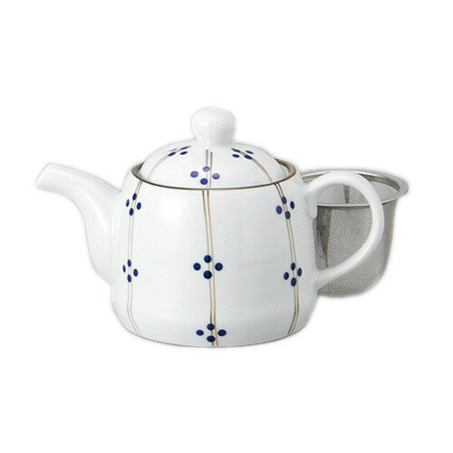 十草丸紋青DBポット [ 10.4 x 10.8cm 380cc ] [ ポット ] | 和食 飲食店 自宅用 お茶 贈り物