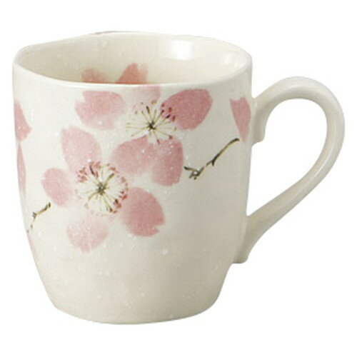 みやま桜 赤マグ [ 11.4 x 8.3 x 9cm 330cc ] [ マグカップ ] | マグ マグカップ コーヒー 紅茶 ティー 人気 おすすめ 食器 洋食器 業務用 飲食店 カフェ うつわ 器 おしゃれ かわいい ギフト プレゼント 引き出物 誕生日 贈り物 贈答品